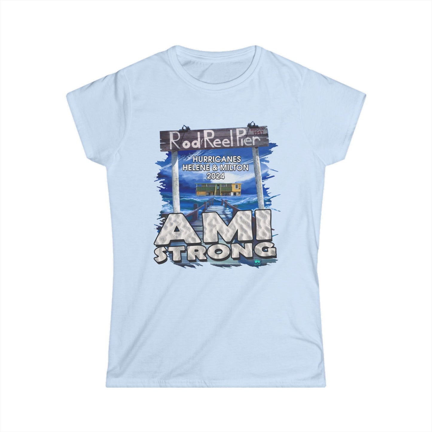 Women's Tee | Rod & Reel Pier Fundraiser