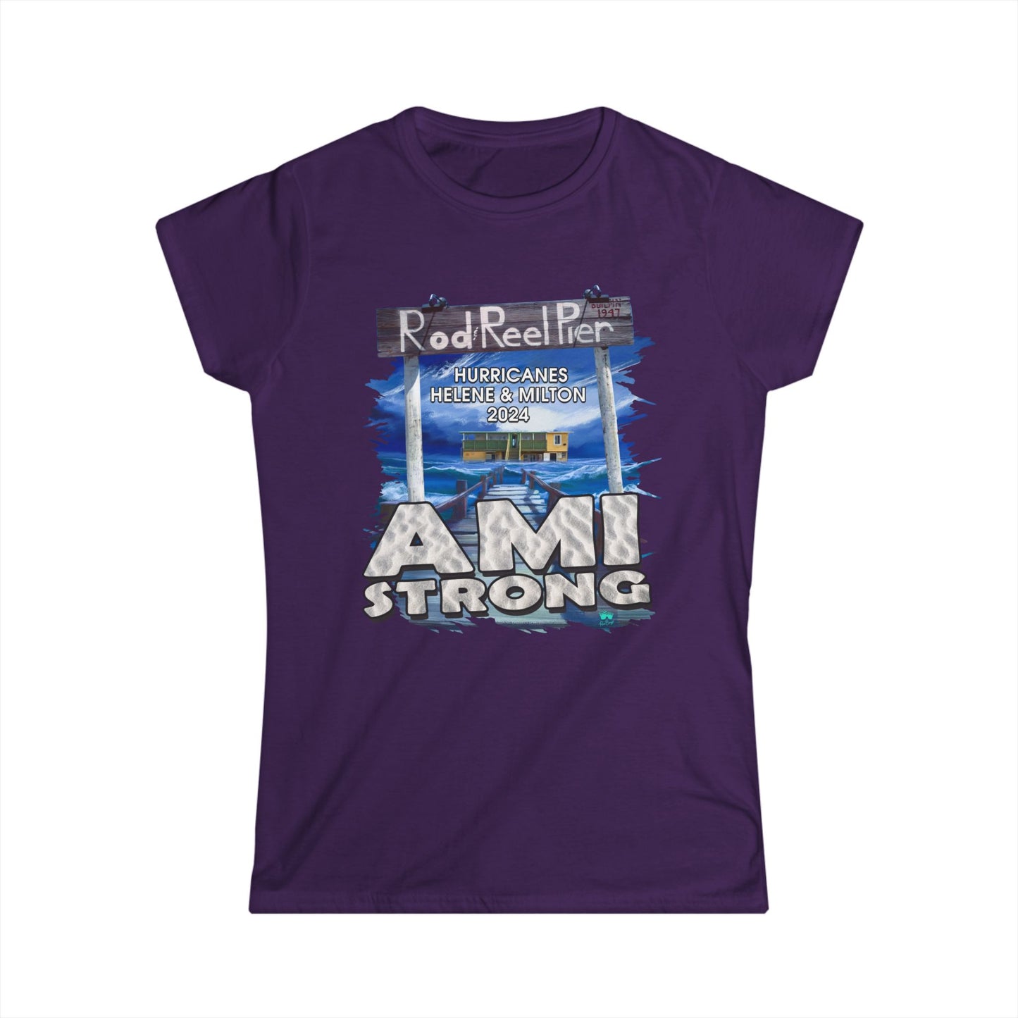 Women's Tee | Rod & Reel Pier Fundraiser