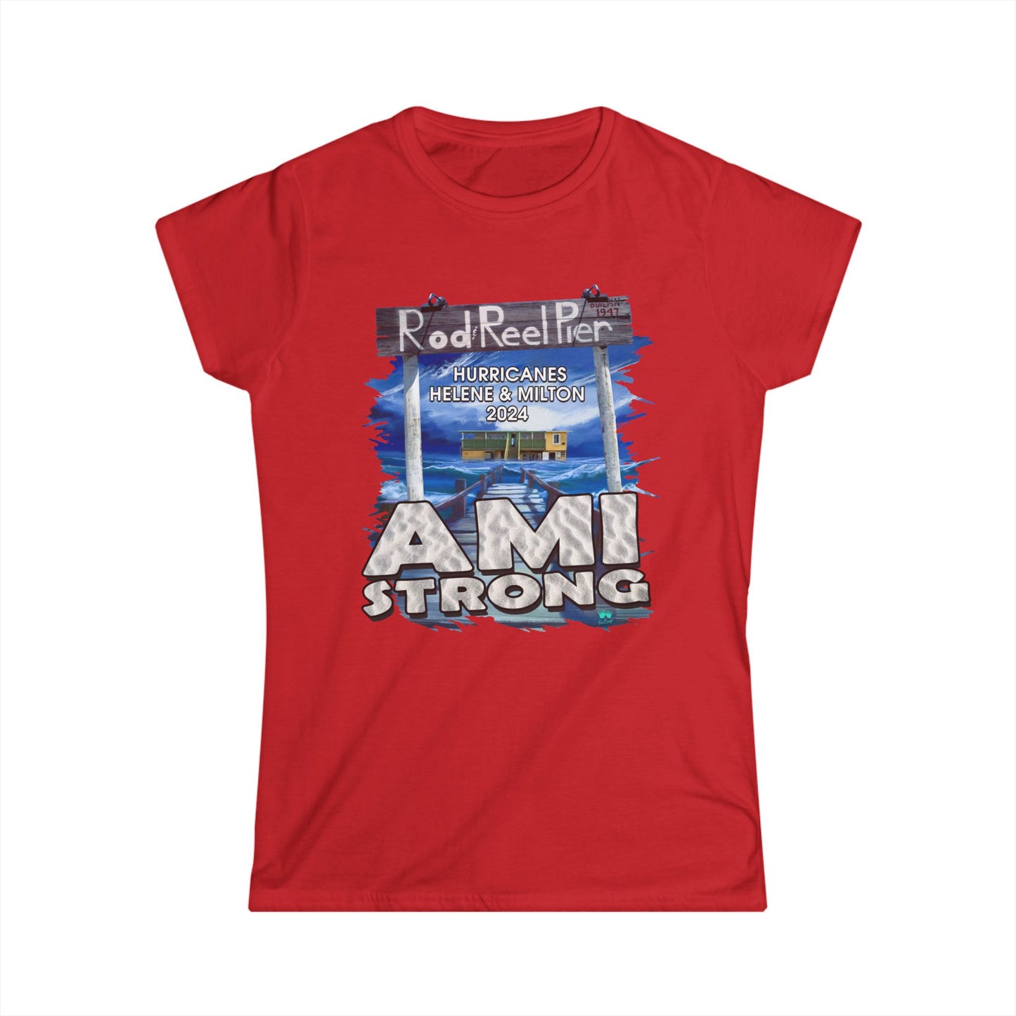 Women's Tee | Rod & Reel Pier Fundraiser