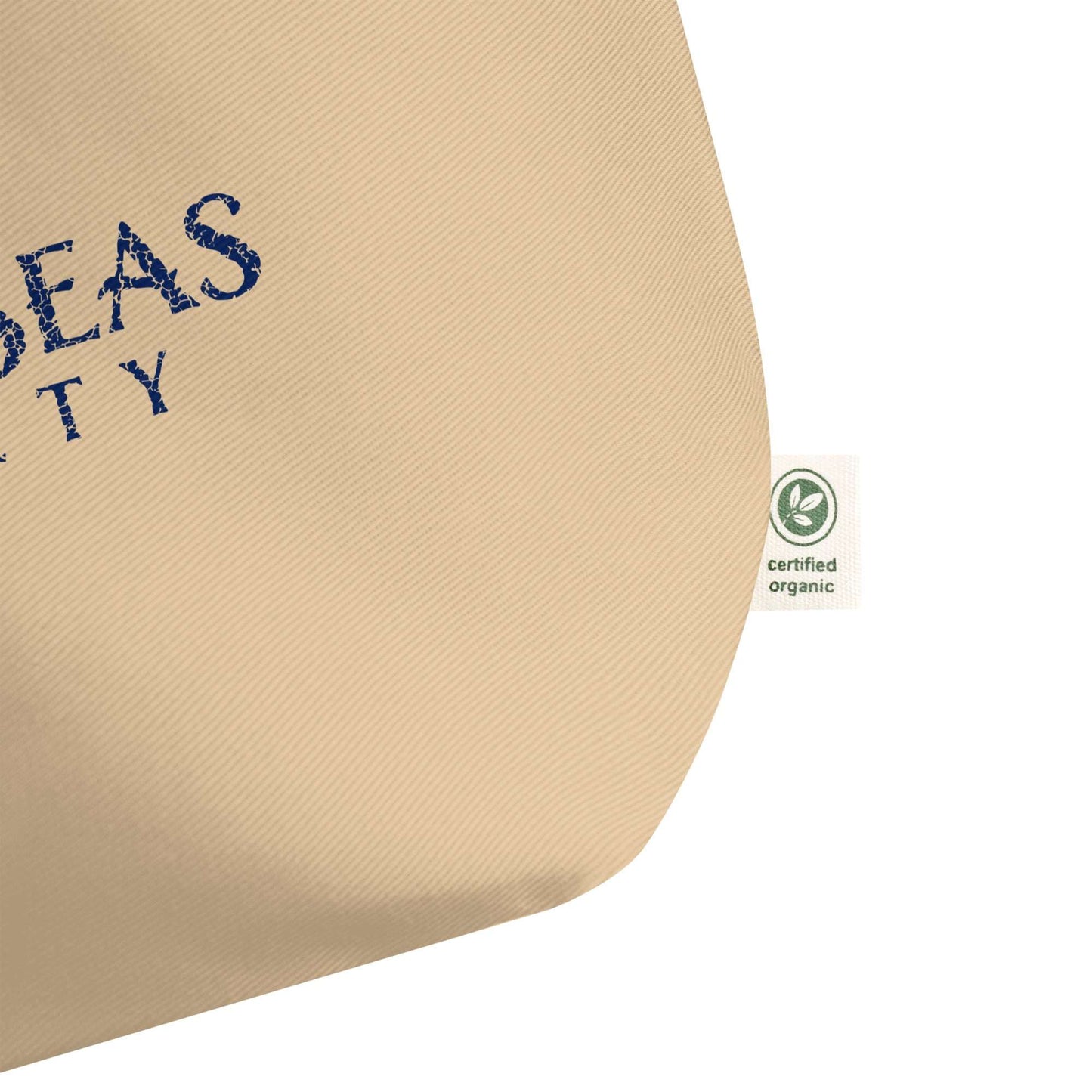 Large organic tote bag | Clean Seas Scoiety Tote Bags