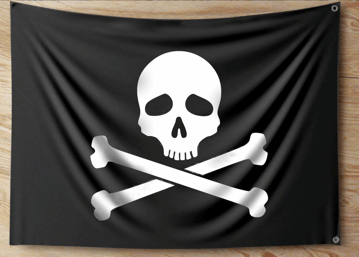 Jolly Roger Pirate Flag 🏴☠️