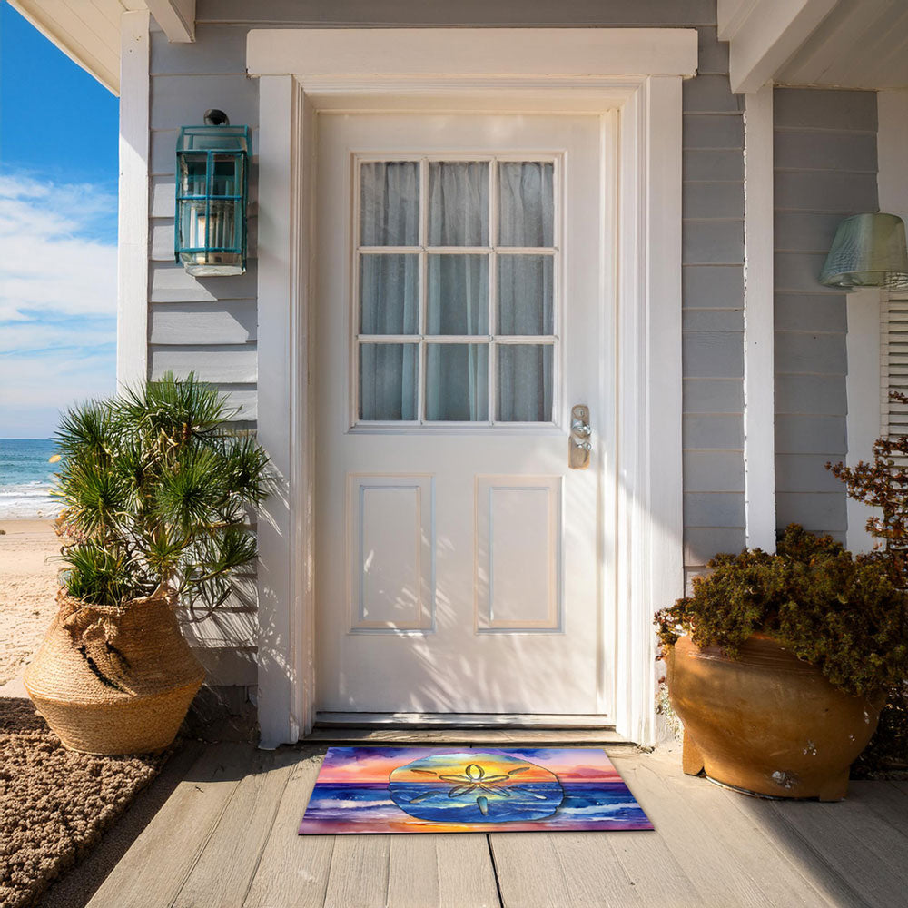 Doormat 🌴 Painted Sand Dollar Beach