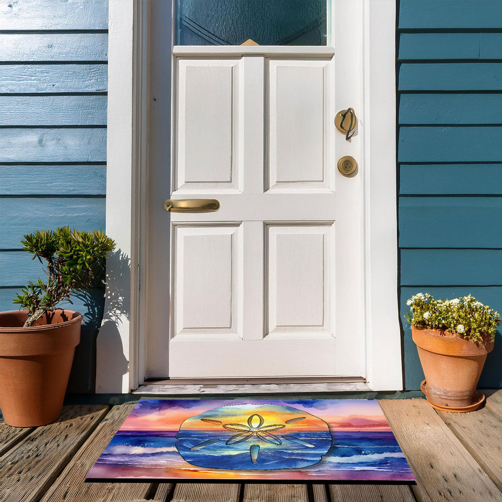 Doormat 🌴 Painted Sand Dollar Beach
