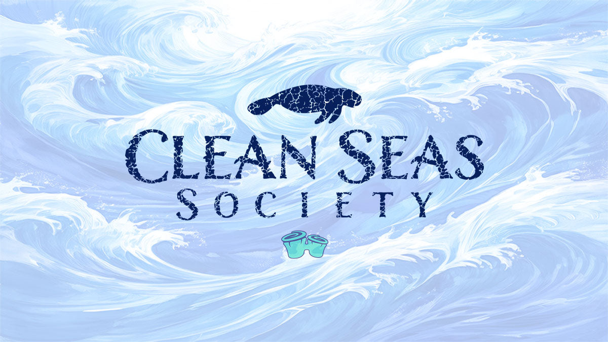 Clean Seas Society Logo and Bong Brand