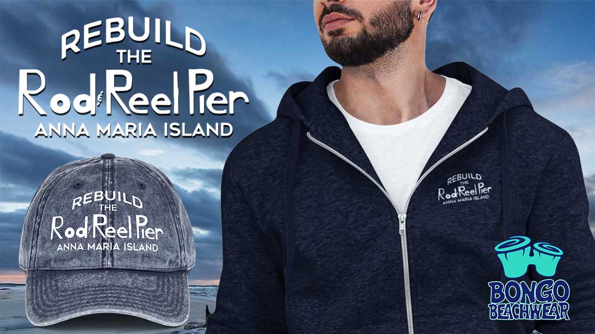 Rod & Reel Pier Merchandise | Proceeds Go To Rod Reel Fundraiser - Bongo Beachwear