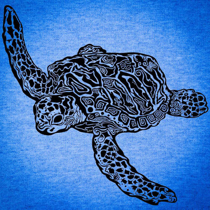 Sea Turtle | Zentangle Animal Art | Tie Dye Crop Top Crop Tops