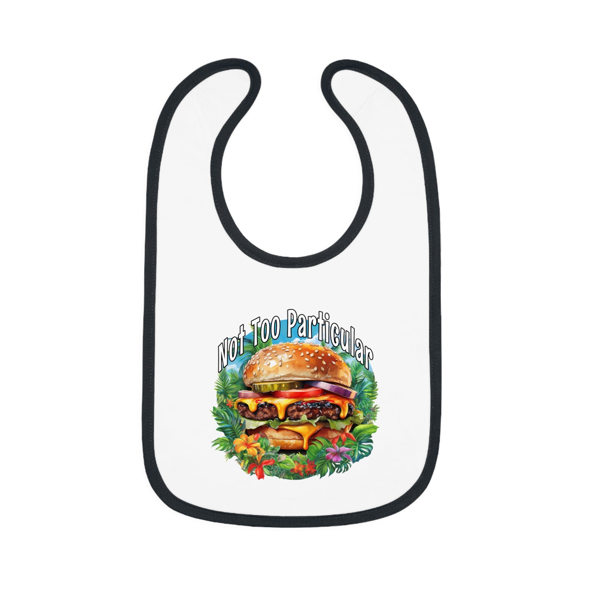 Baby Bib - Paradise Cheeseburger Disign