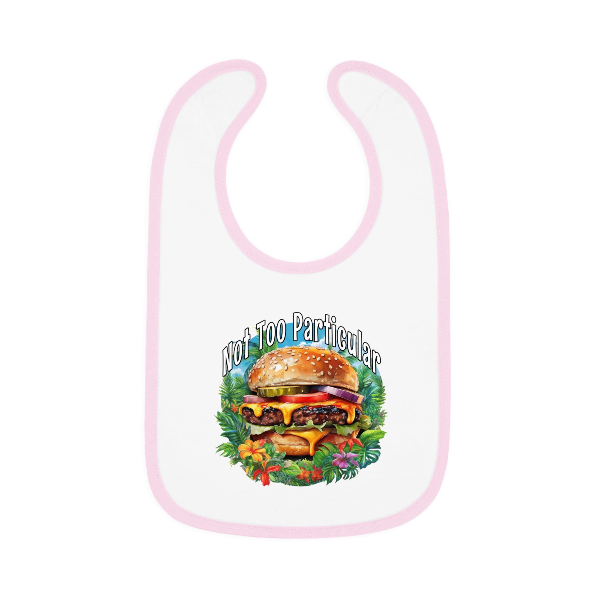 Baby Bib - Paradise Cheeseburger Disign
