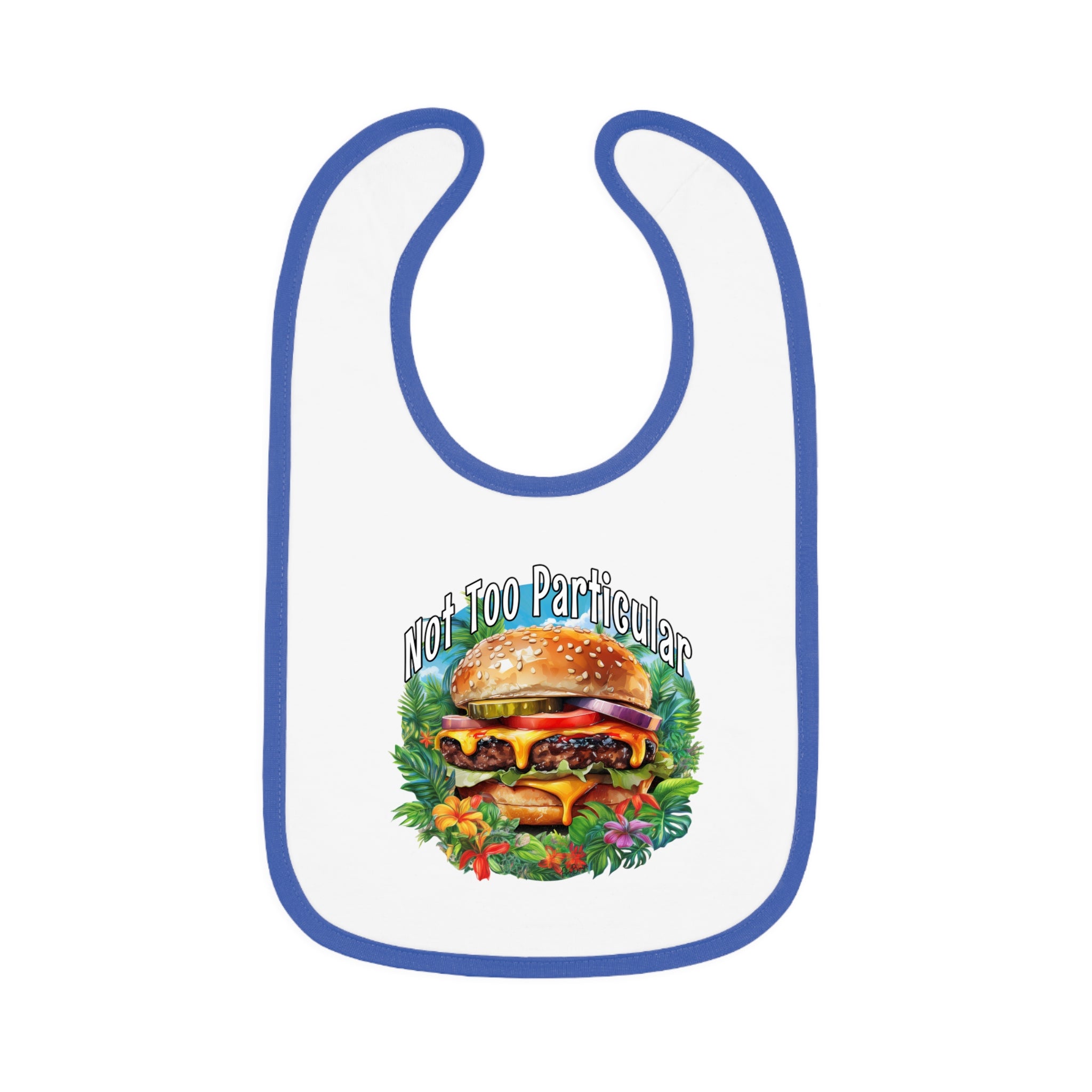 Baby Bib - Paradise Cheeseburger Disign