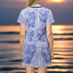 Drum Circle Drums | T-Shirt Dress | Beachwood All Over Art T-Shirts