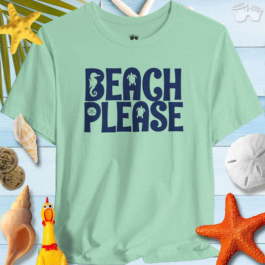 Beach Please | Bella Canvas | T-Shirt T-Shirts