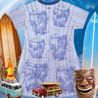 Drum Circle Drums | T-Shirt Dress | Beachwood All Over Art T-Shirts
