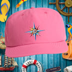 Surf Cap - Coastal Nautical Compass Design Baseball Caps