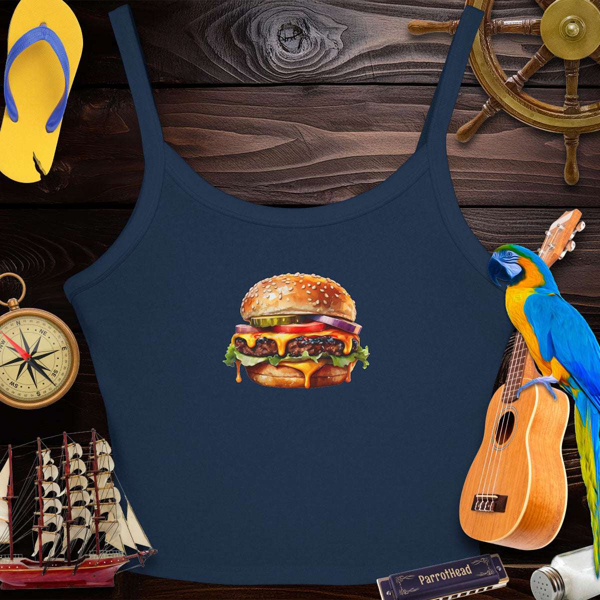 Cheeseburger Paradise Women's Tank Top Tank Tops