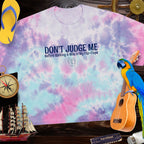 Tie-Dye Crop Tee | Don't Judge Me Before Walking a Mile in My Flip-Flops T-Shirts