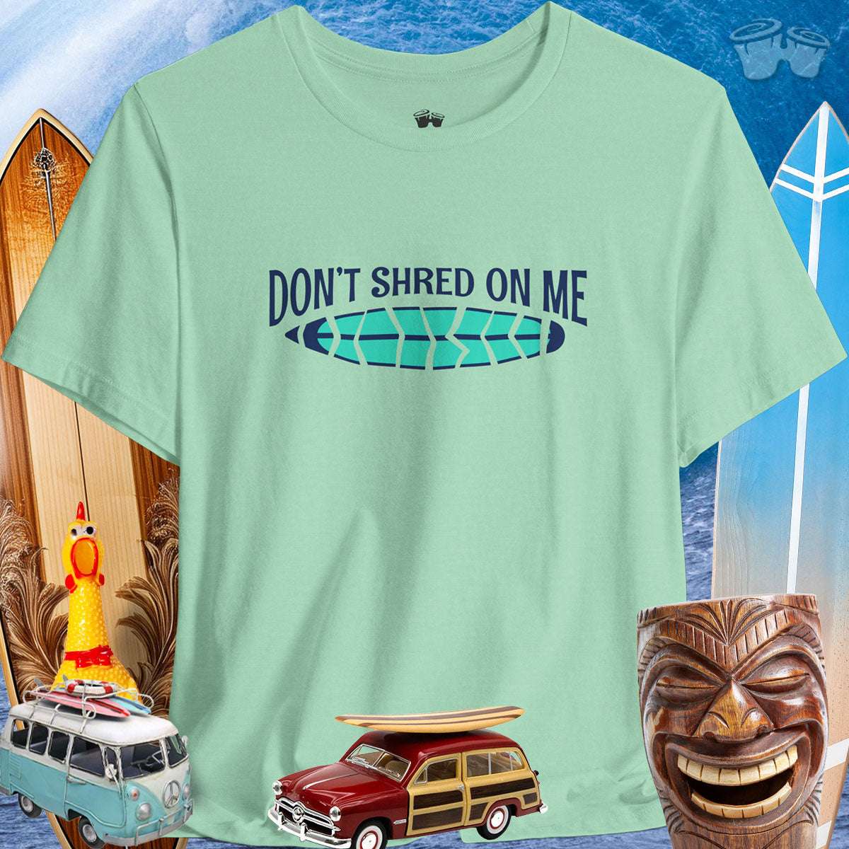 Don't Shred On Me | Bella Canvas | Surfer Tee 🤙 T-Shirts