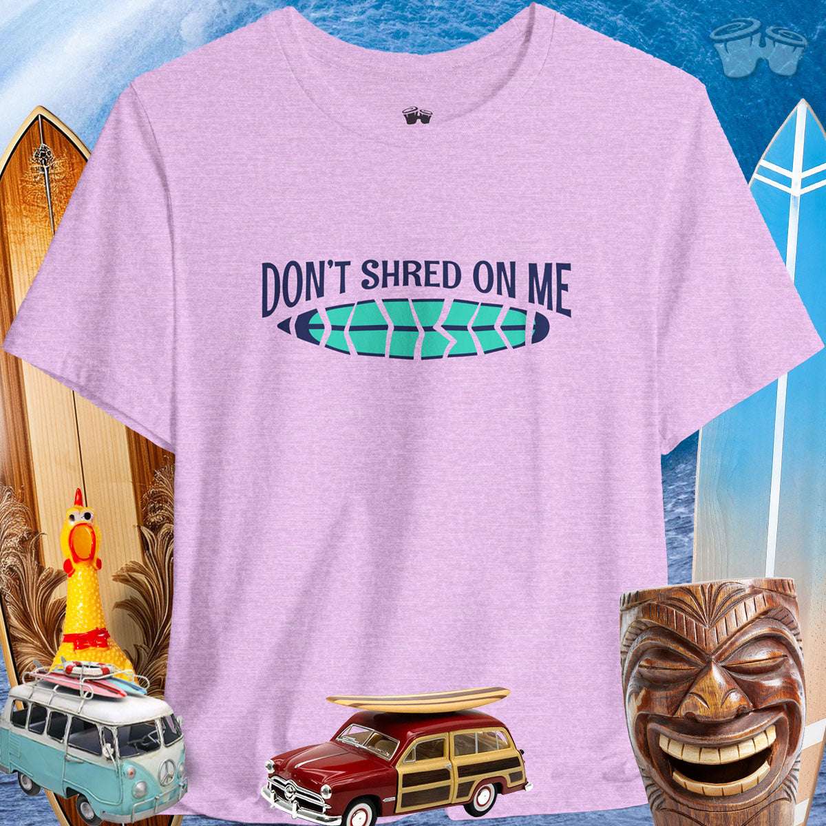 Don't Shred On Me | Bella Canvas | Surfer Tee 🤙 T-Shirts