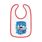 FEED ME! Baby Bib With Cute Baby Shark Design.