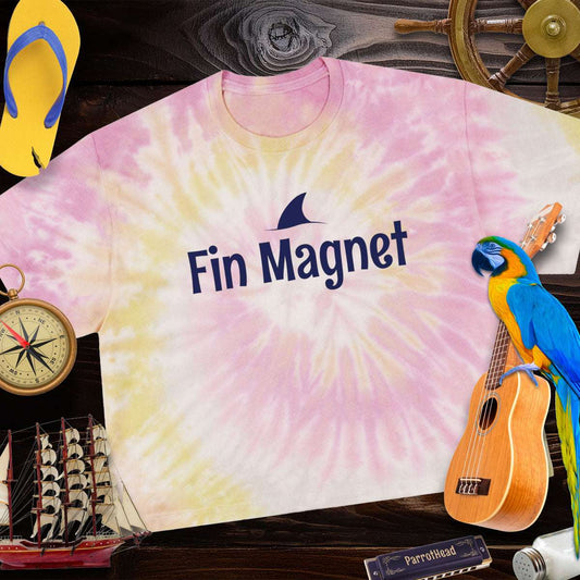 Fintastic | Women's Tie-Dye Crop Top | Fin Magnet T-Shirts