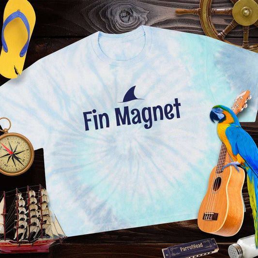 Fintastic | Women's Tie-Dye Crop Top | Fin Magnet T-Shirts