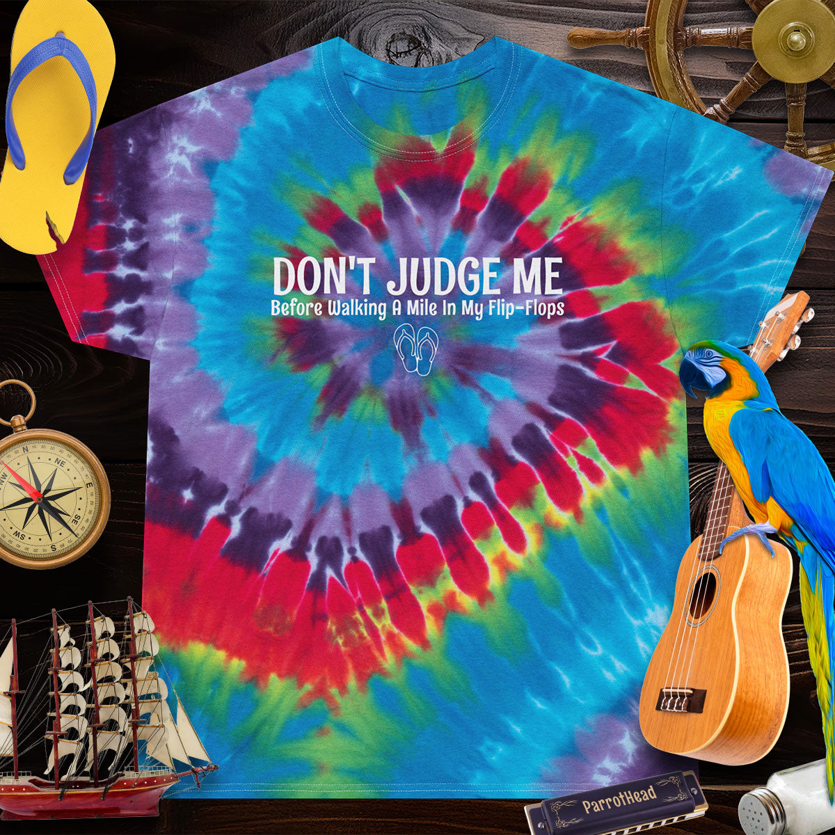 Spiral Tie-Dye Tee | Funny Quote T-Shirts