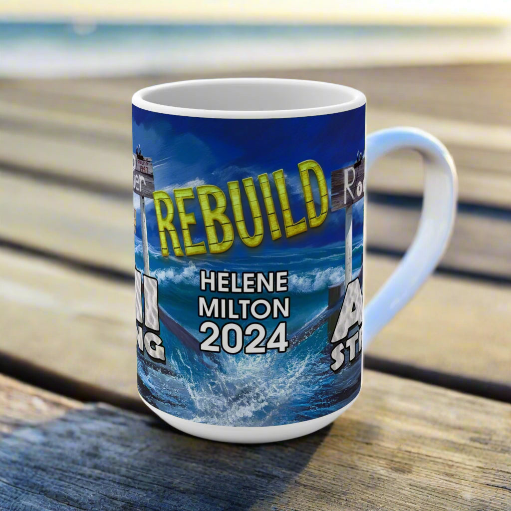 Fundraiser Mug 15oz | Rebuilding The Rod & Reel Pier