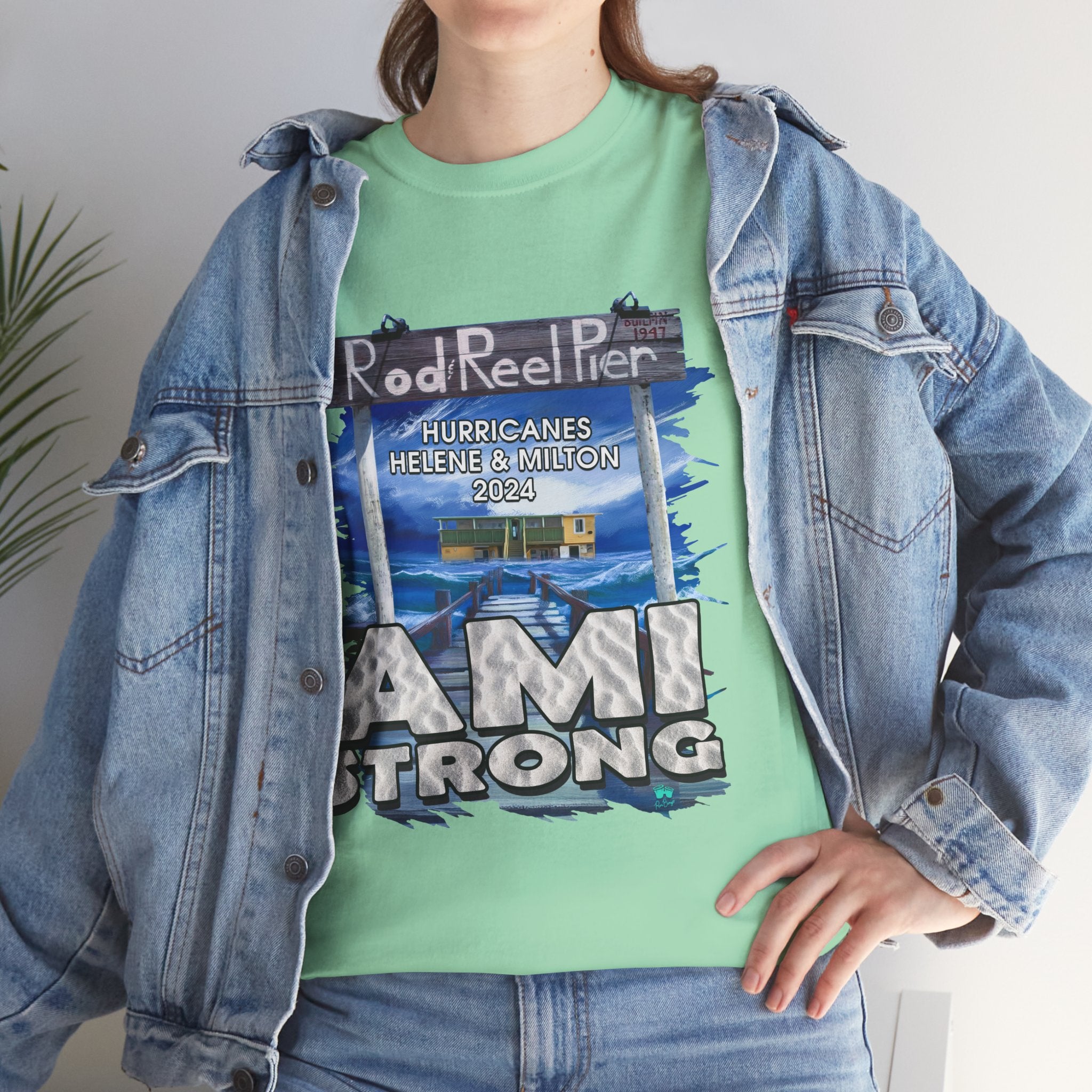 Fundraiser Tee Shirt | Anna Maria Island | Rebuild Rod & Reel Pier.