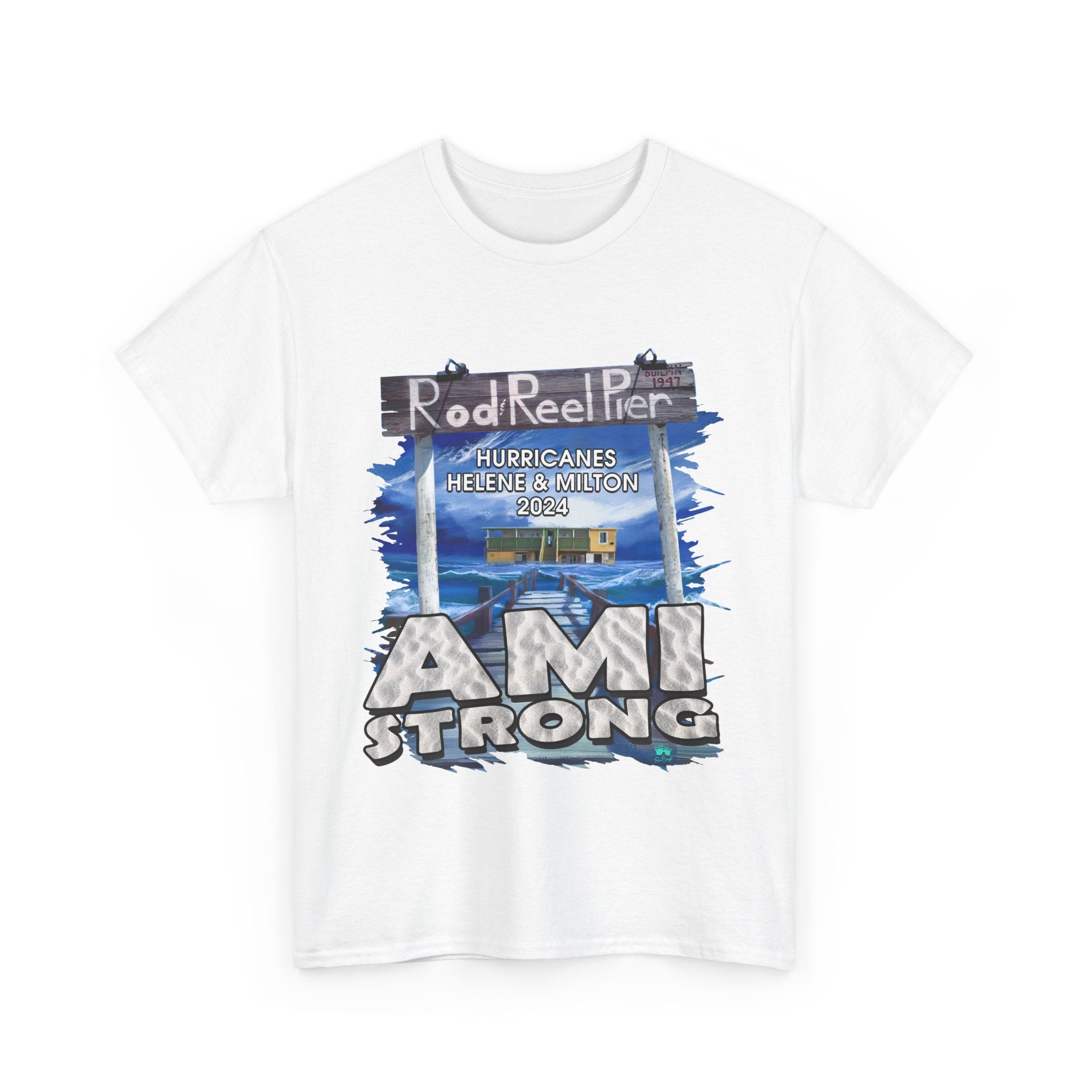 Fundraiser Tee Shirt | Anna Maria Island | Rebuild Rod & Reel Pier.