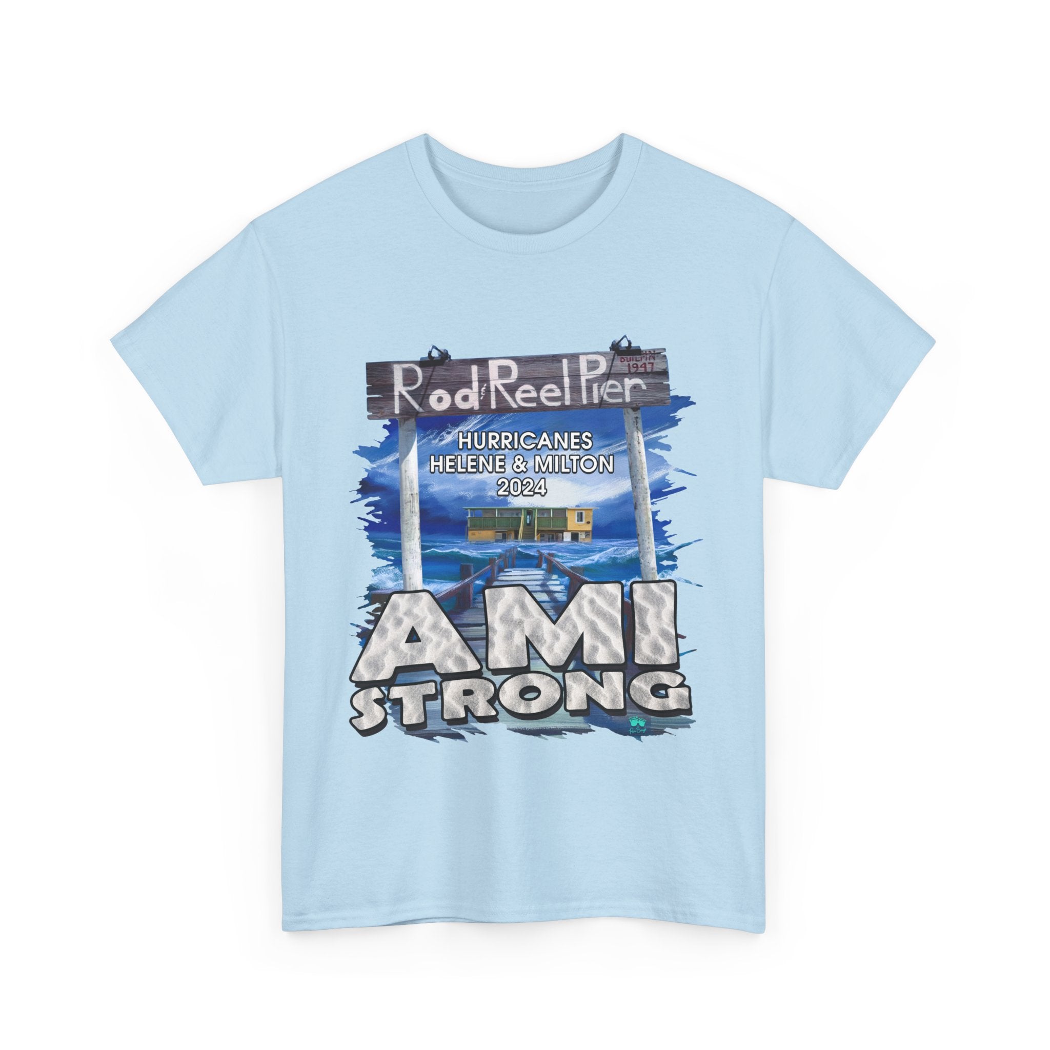 Fundraiser Tee Shirt | Anna Maria Island | Rebuild Rod & Reel Pier.