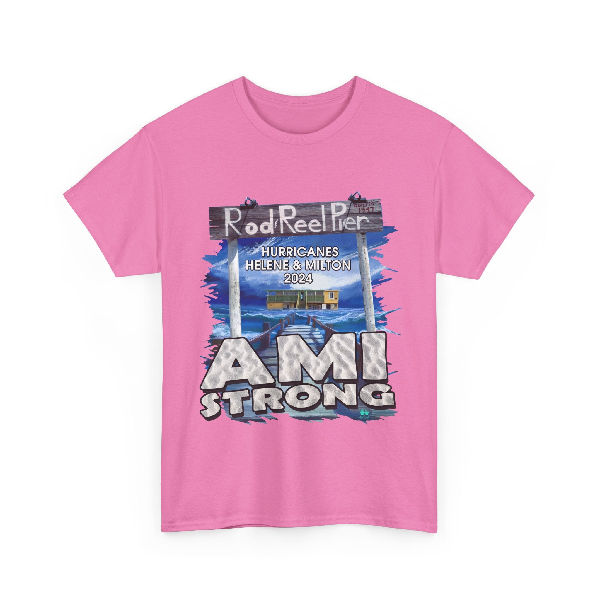 Fundraiser Tee Shirt | Anna Maria Island | Rebuild Rod & Reel Pier.