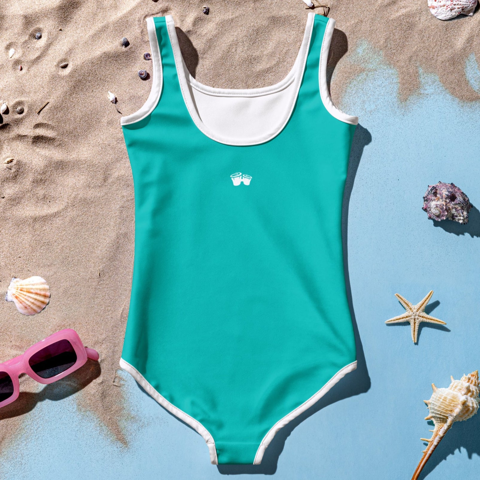 Girl's One Piece Swimsuit | SHello Turquoise