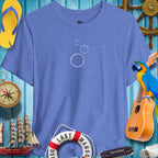 Bubbles Up T-Shirt for ParrotHeads, featuring vibrant design and playful bubbles, perfect for beach days and music festivals.