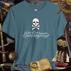 Funny Pirate Tee featuring a skull and crossbones design, perfect for pirate-themed fun and adventures.