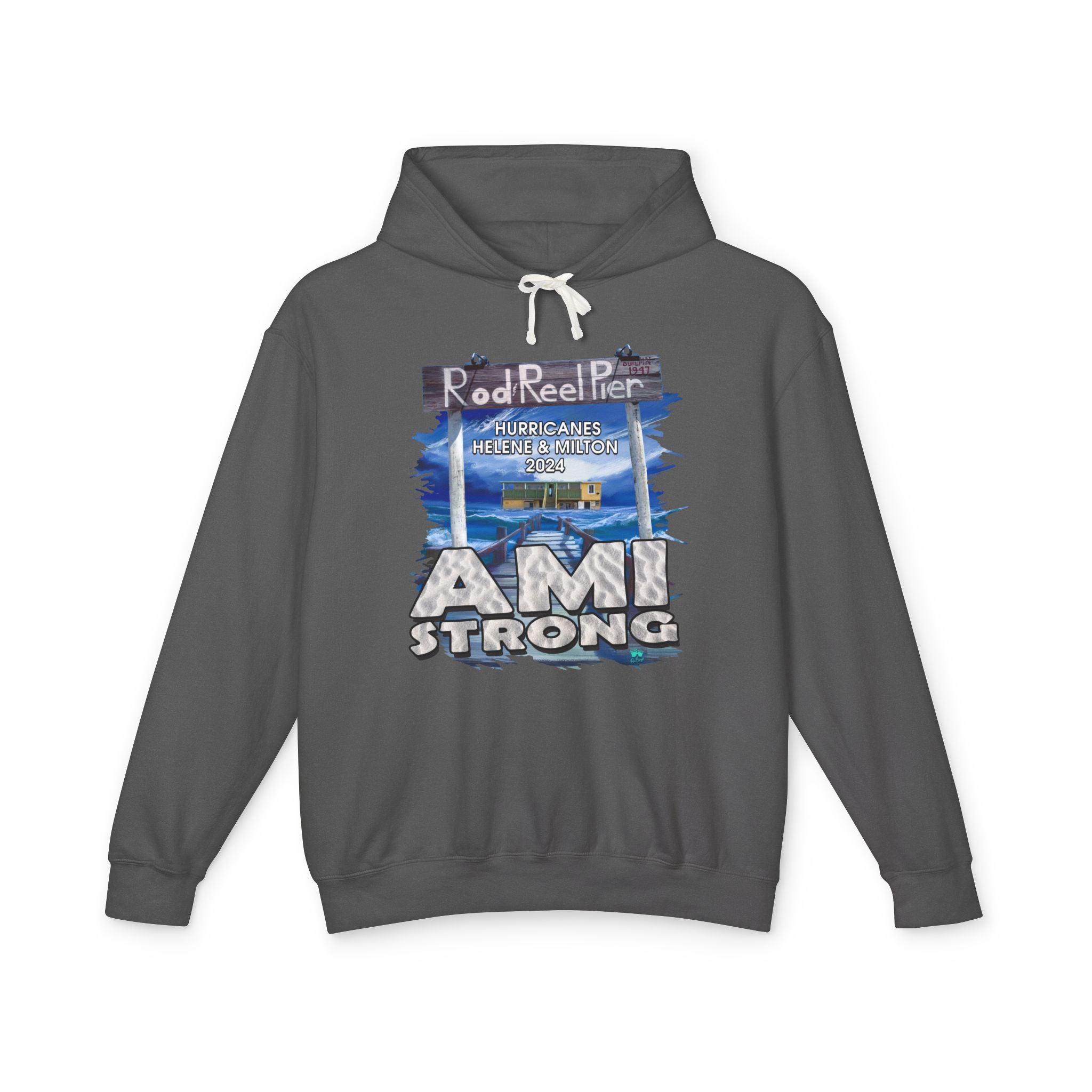 Rod & Reel Pier Fundraiser | Lightweight Hoodie
