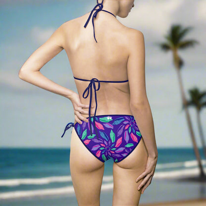 Girl in Bikini Facing The Ocean
