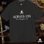 Naughty List Pirate T-Shirt | Funny Christmas Pirate Tee