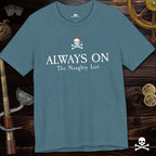 Naughty List Pirate T-Shirt | Funny Christmas Pirate Tee