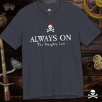 Naughty List Pirate T-Shirt | Funny Christmas Pirate Tee