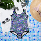 Mermaid Print Girls' Youth Swimsuit