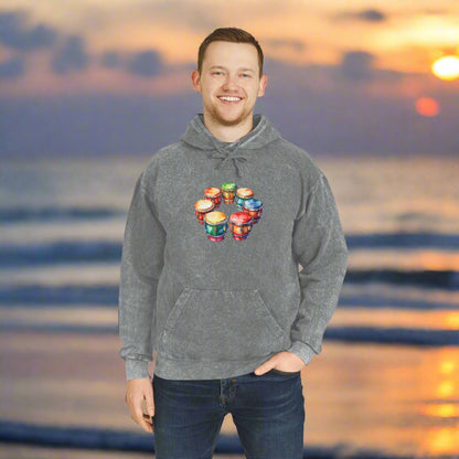 Drum Circle | Mineral Wash Hoodie Hoodies