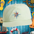 Surf Cap - Coastal Nautical Compass Design Baseball Caps