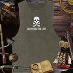 Jolly Roger Pirate - Stonewash Pirate Themed Tank Top 🏴‍☠️ Tank Tops