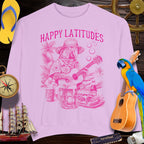 Sweatshirts ParrotHead | Happy Latitudes Sweatshirt with Guitar and Cheeseburger 🌴