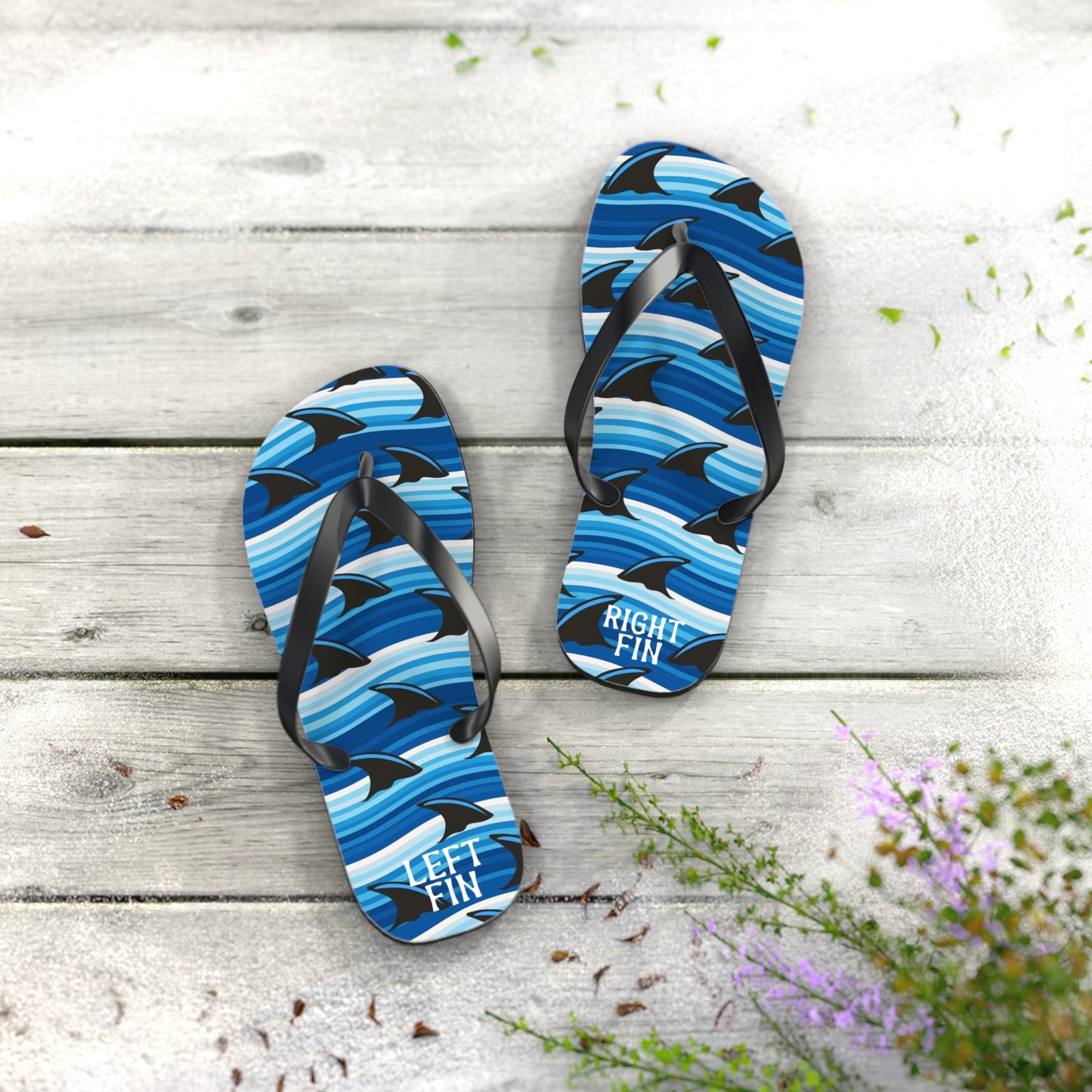 Rising Fin Flip-Flops! Featuring Both Right And Left Fins Sandals