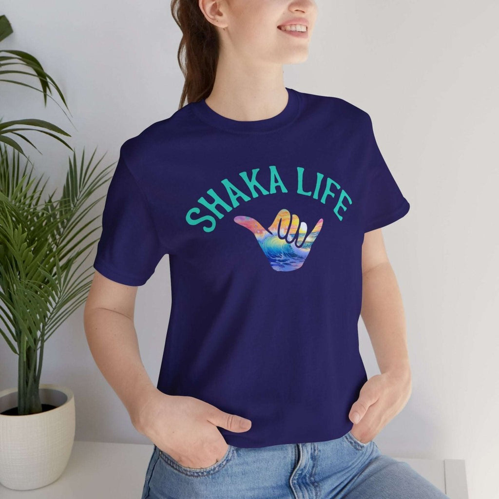 Shaka Life | Color Wave | Bella Canvas T-Shirt 🤙 T-Shirts