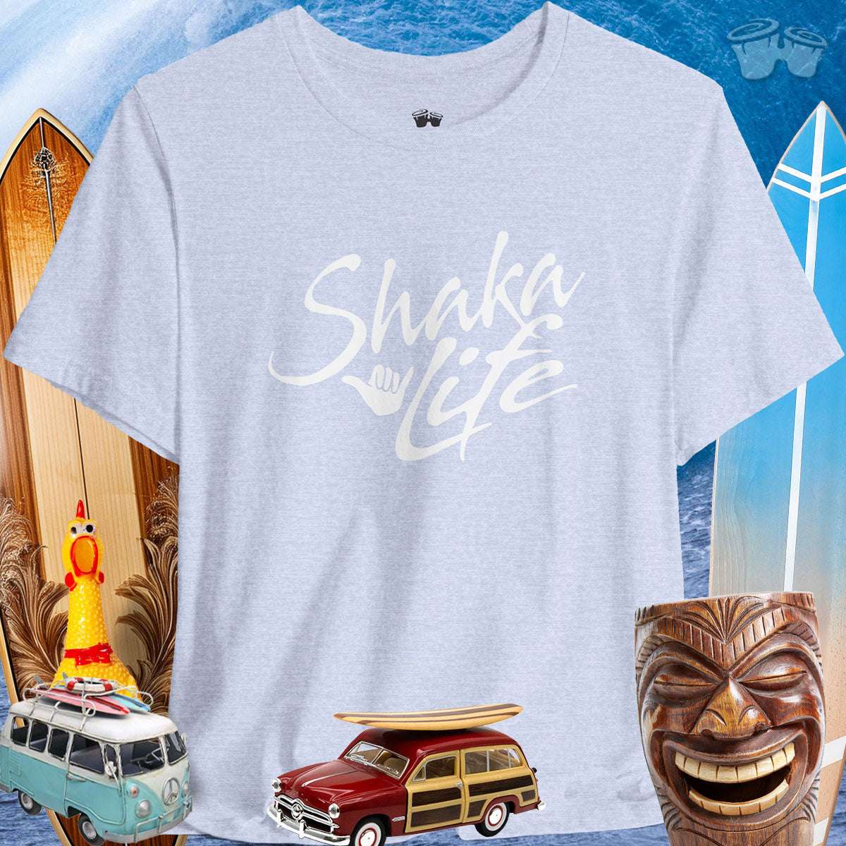 Shaka Life | Bella Canvas | Surf Shack 🤙 T-Shirts