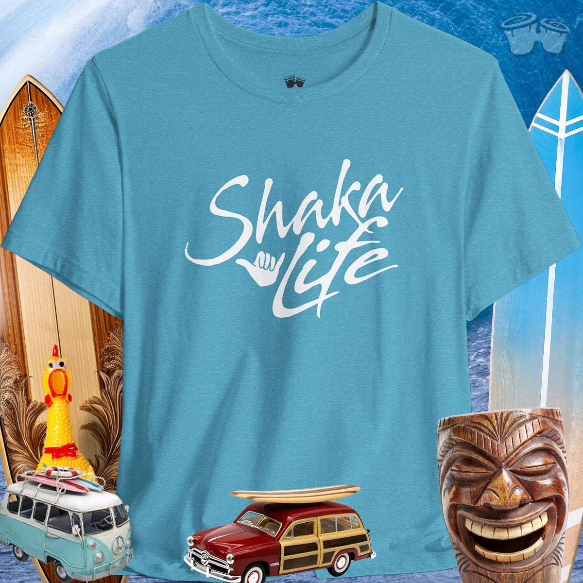 Shaka Life | Bella Canvas | Surf Shack 🤙 T-Shirts
