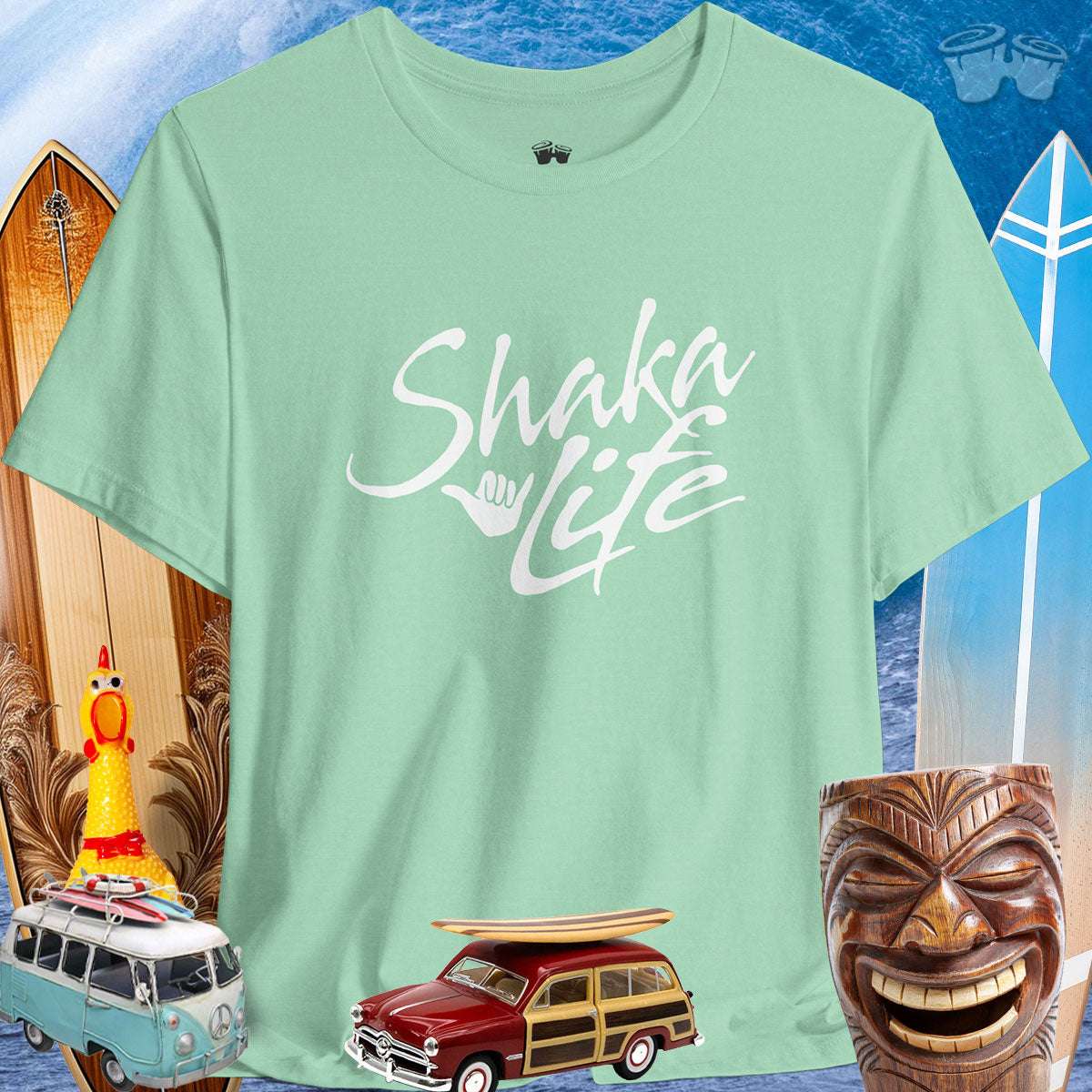 Shaka Life | Bella Canvas | Surf Shack 🤙 T-Shirts