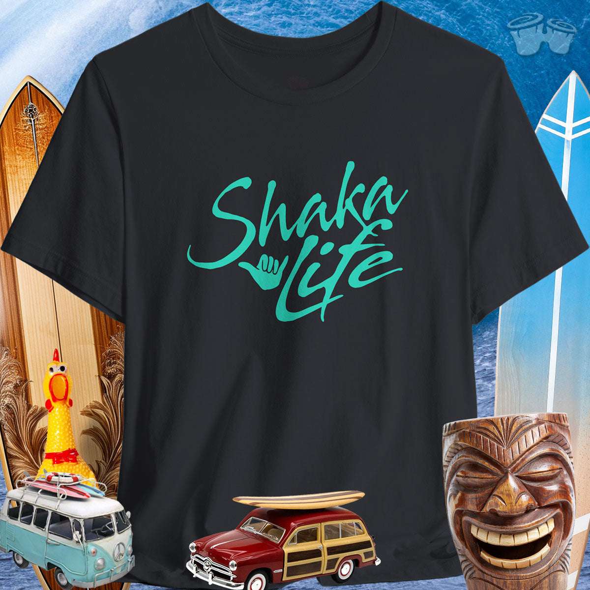 Shaka Life | Bella Canvas | Surf Shack 🤙 T-Shirts
