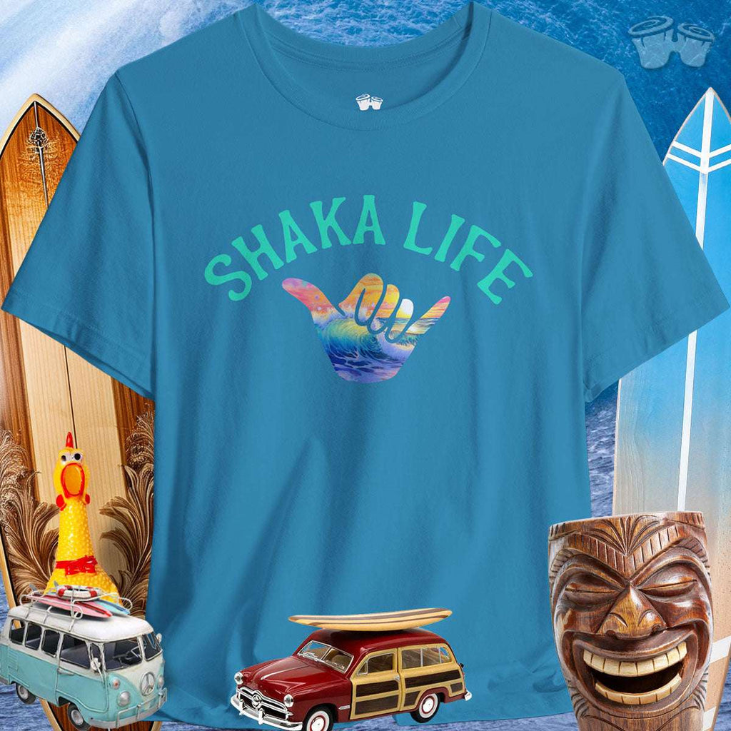 Shaka Life | Color Wave | Bella Canvas T-Shirt 🤙 T-Shirts